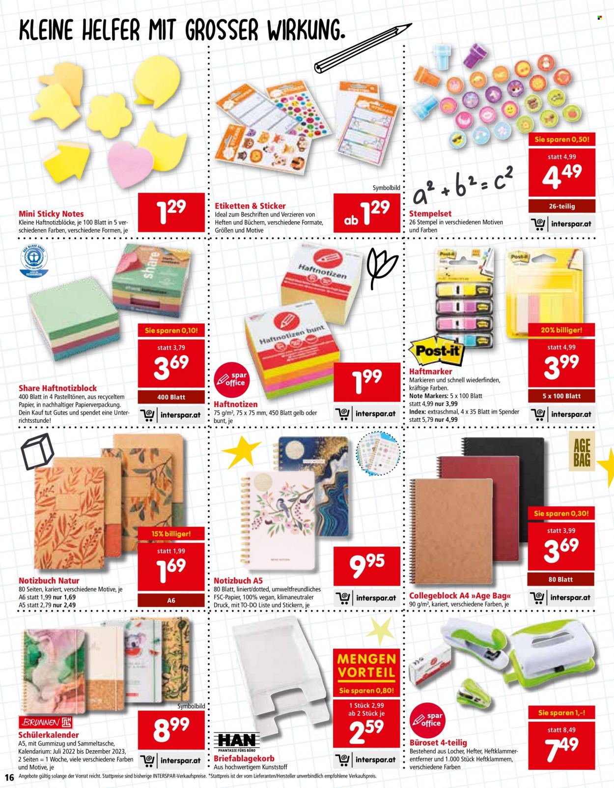 Angebote INTERSPAR - 30.6.2022 - 21.9.2022. Seite 16