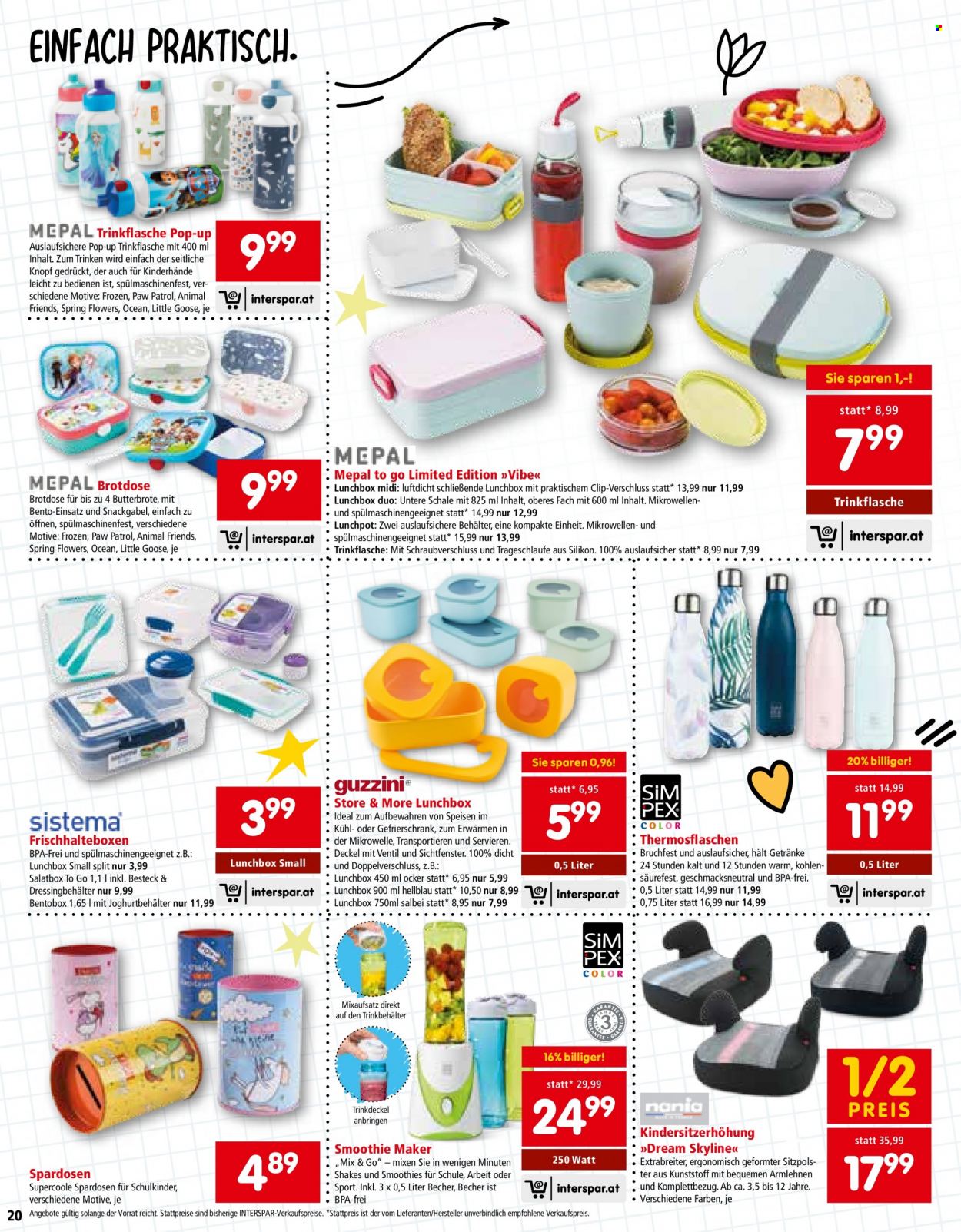 Angebote INTERSPAR - 30.6.2022 - 21.9.2022. Seite 20
