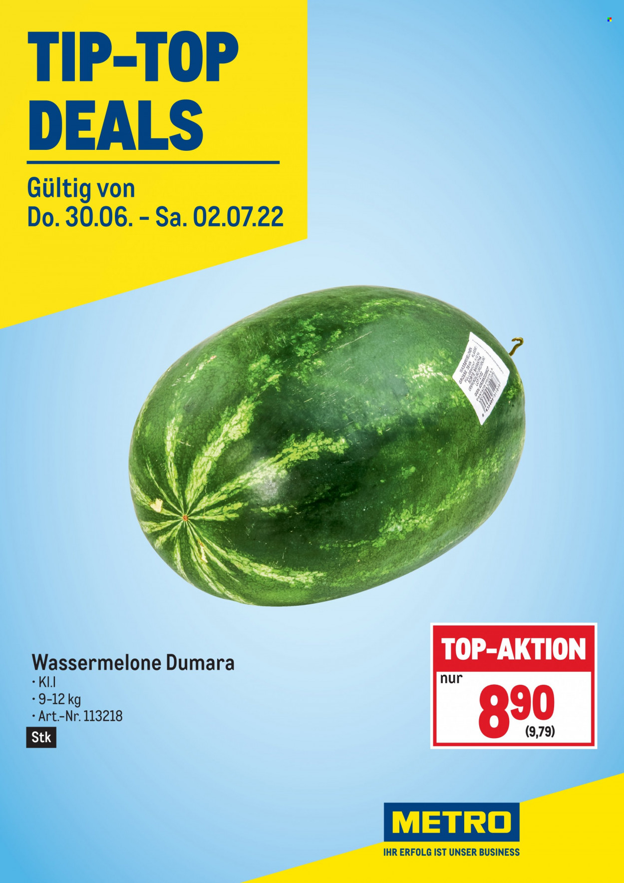 Angebote Metro - 30.6.2022 - 2.7.2022. Seite 3