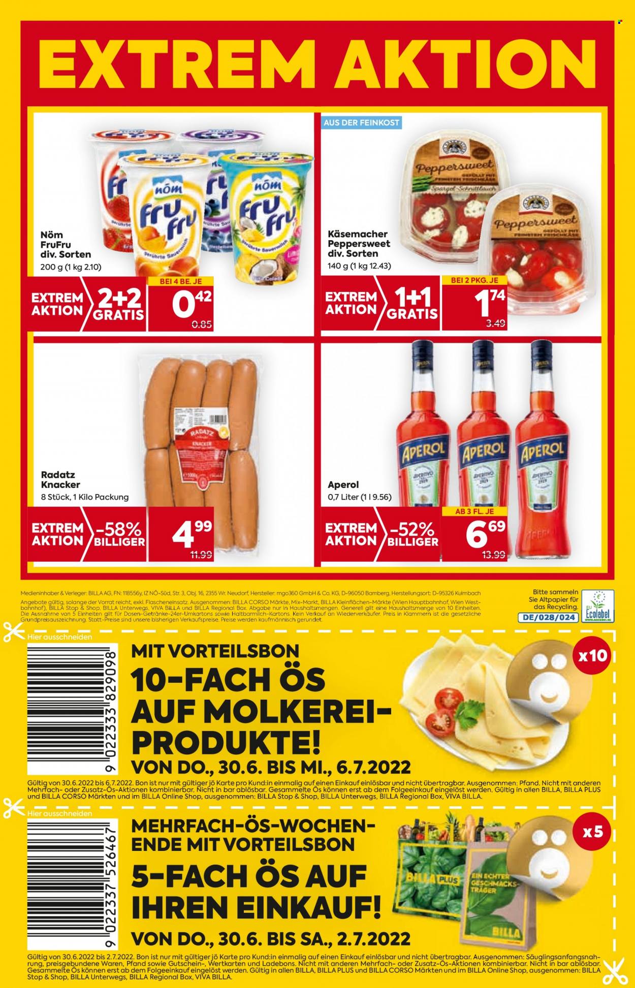 Angebote Billa - 30.6.2022 - 6.7.2022. Seite 20
