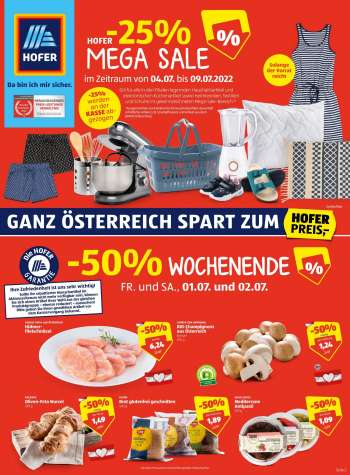 Angebote Hofer - 1.7.2022 - 7.7.2022.