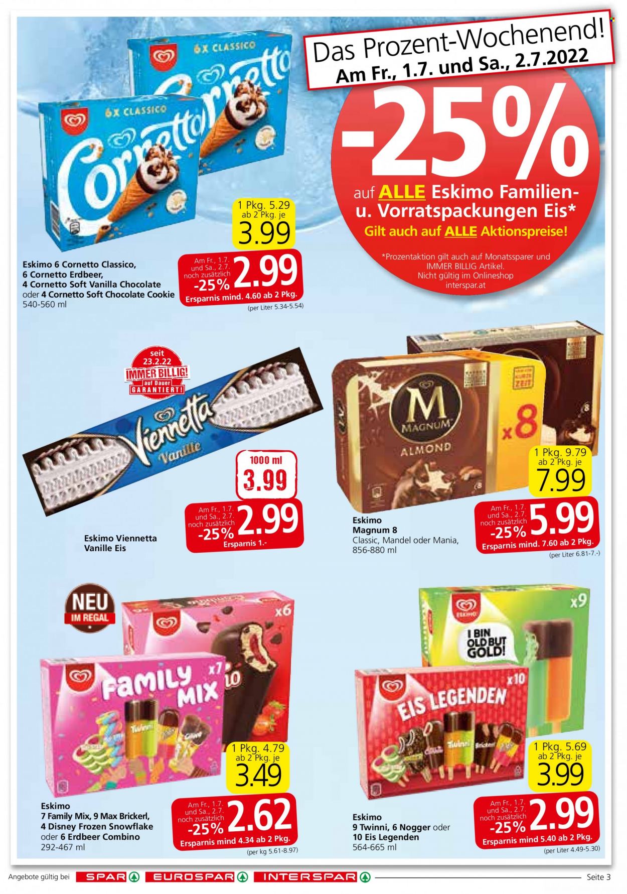 Angebote INTERSPAR - 30.6.2022 - 13.7.2022. Seite 3