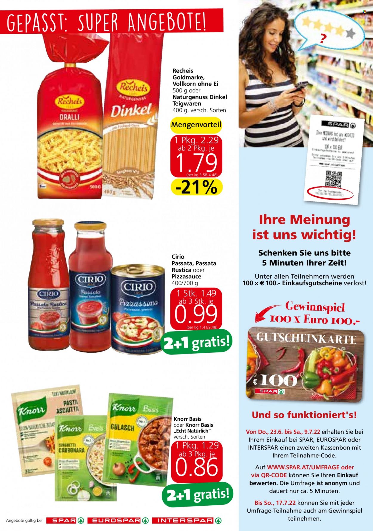 Angebote INTERSPAR - 30.6.2022 - 13.7.2022. Seite 17
