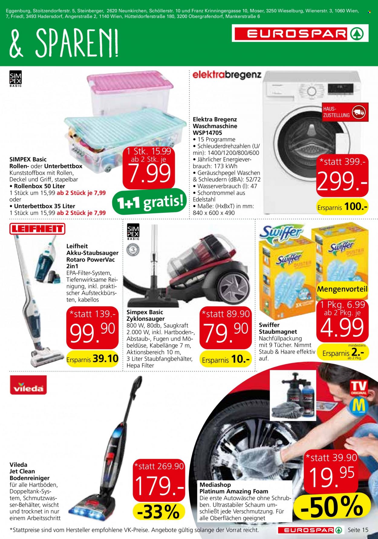 Angebote EUROSPAR - 30.6.2022 - 13.7.2022. Seite 15