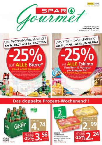 Angebote SPAR - 30.6.2022 - 13.7.2022.