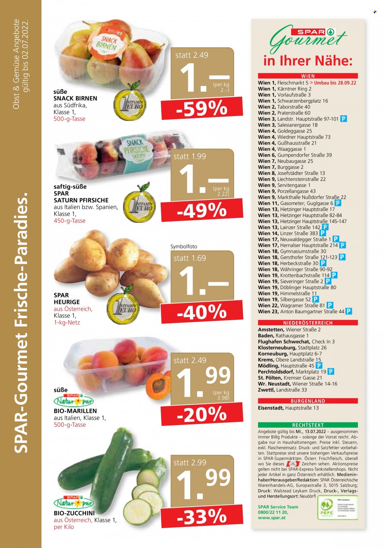 Angebote SPAR - 30.6.2022 - 13.7.2022. Seite 12