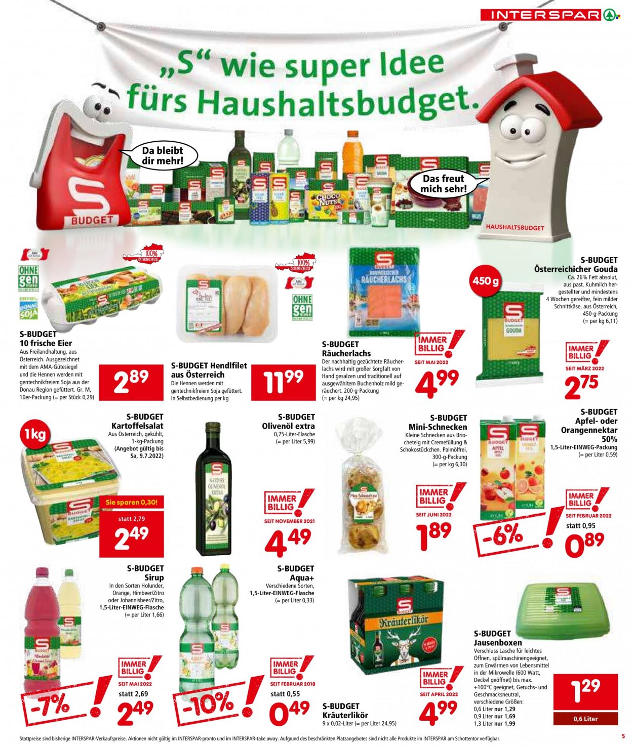 Angebote INTERSPAR - 30.6.2022 - 13.7.2022. Seite 5