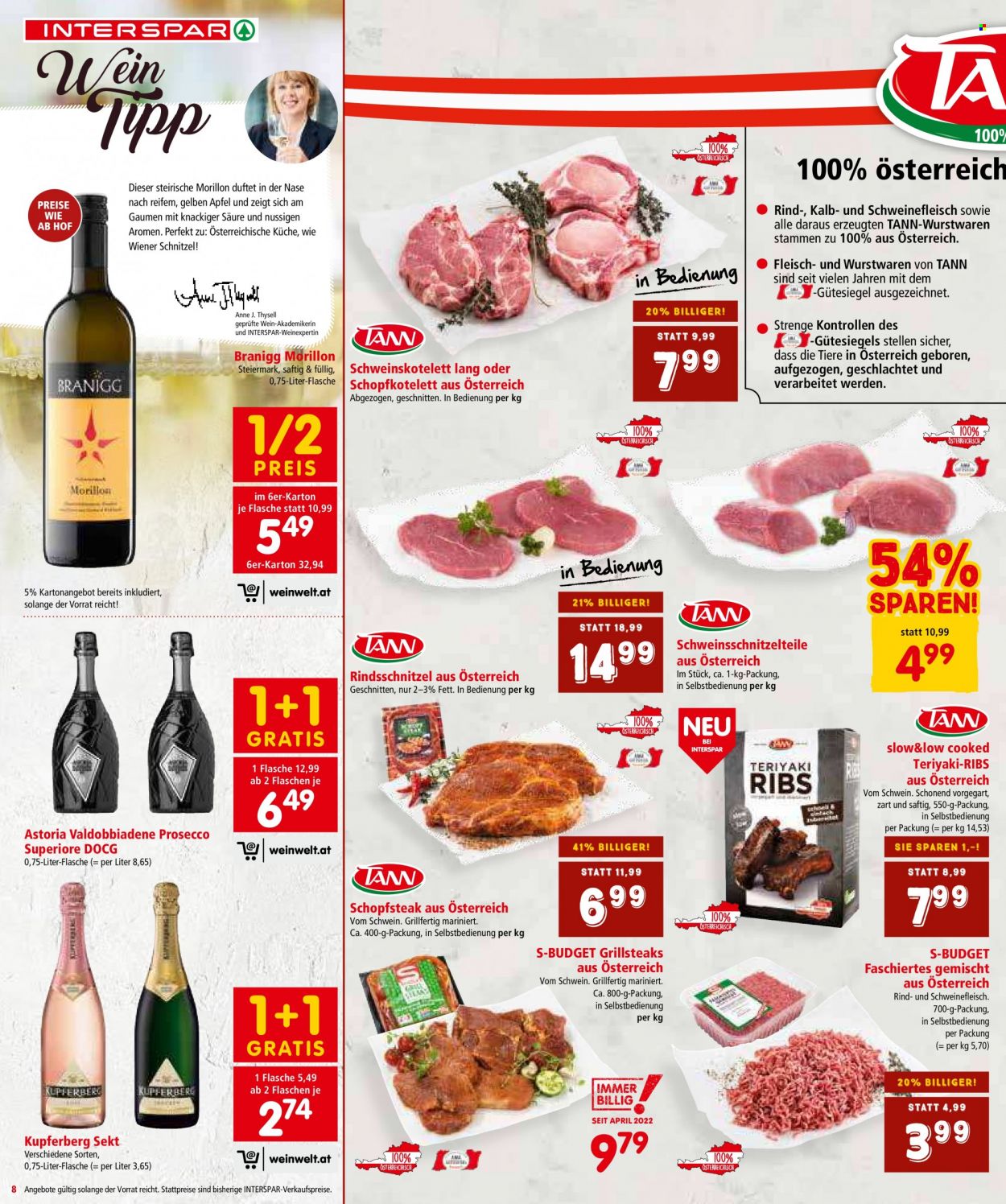 Angebote INTERSPAR - 30.6.2022 - 13.7.2022. Seite 8