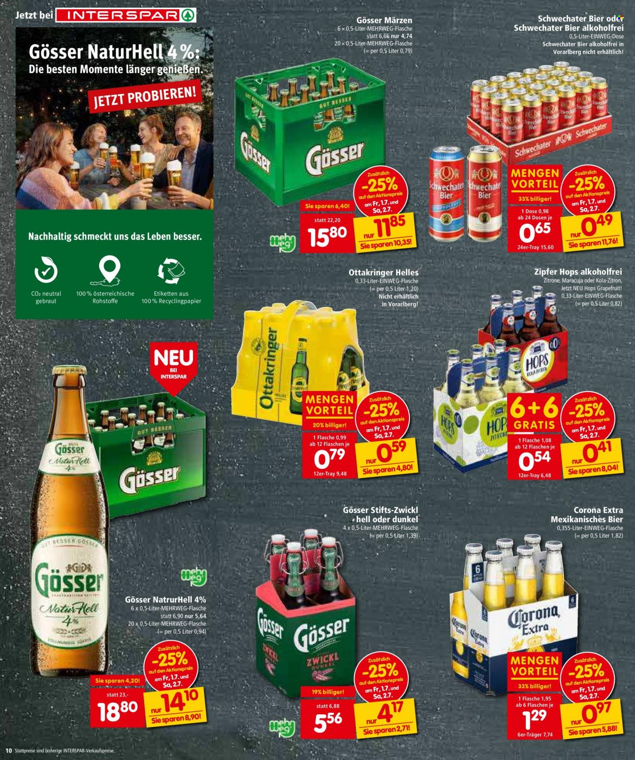 Angebote INTERSPAR - 30.6.2022 - 13.7.2022. Seite 10