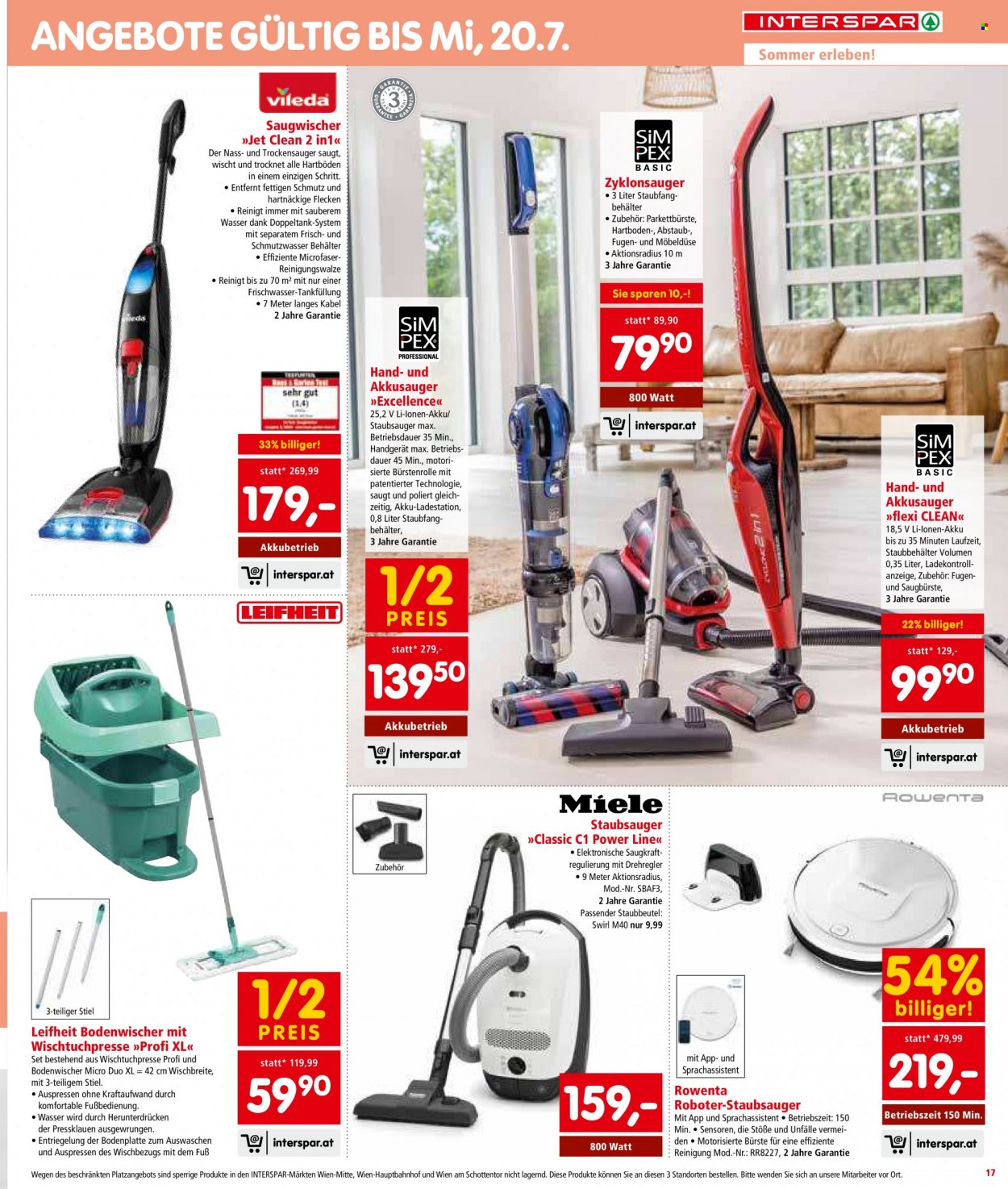 Angebote INTERSPAR - 30.6.2022 - 13.7.2022. Seite 17