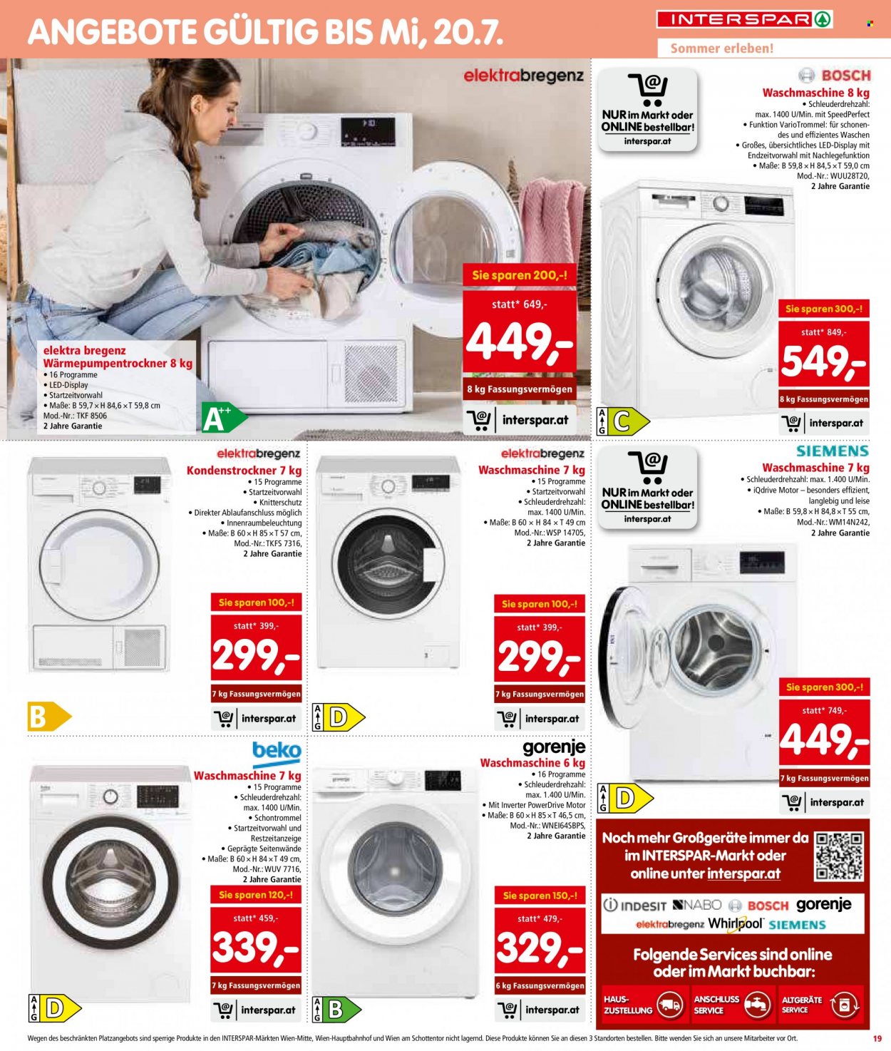 Angebote INTERSPAR - 30.6.2022 - 13.7.2022. Seite 19