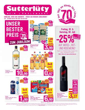 Angebote Sutterlüty - 30.6.2022 - 5.7.2022.