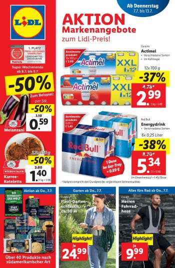 Angebote Lidl - 7.7.2022 - 13.7.2022.