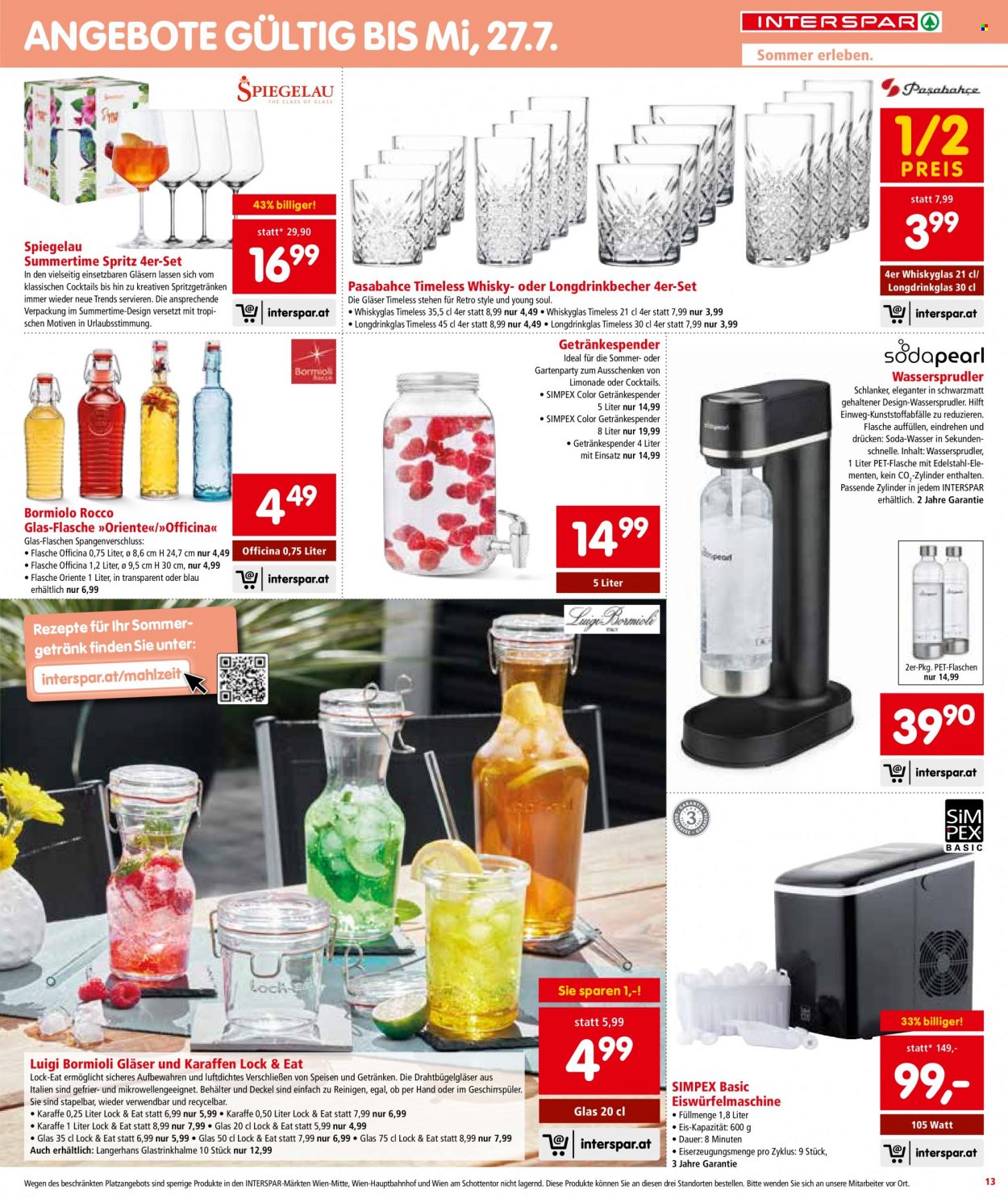 Angebote INTERSPAR - 7.7.2022 - 13.7.2022. Seite 13