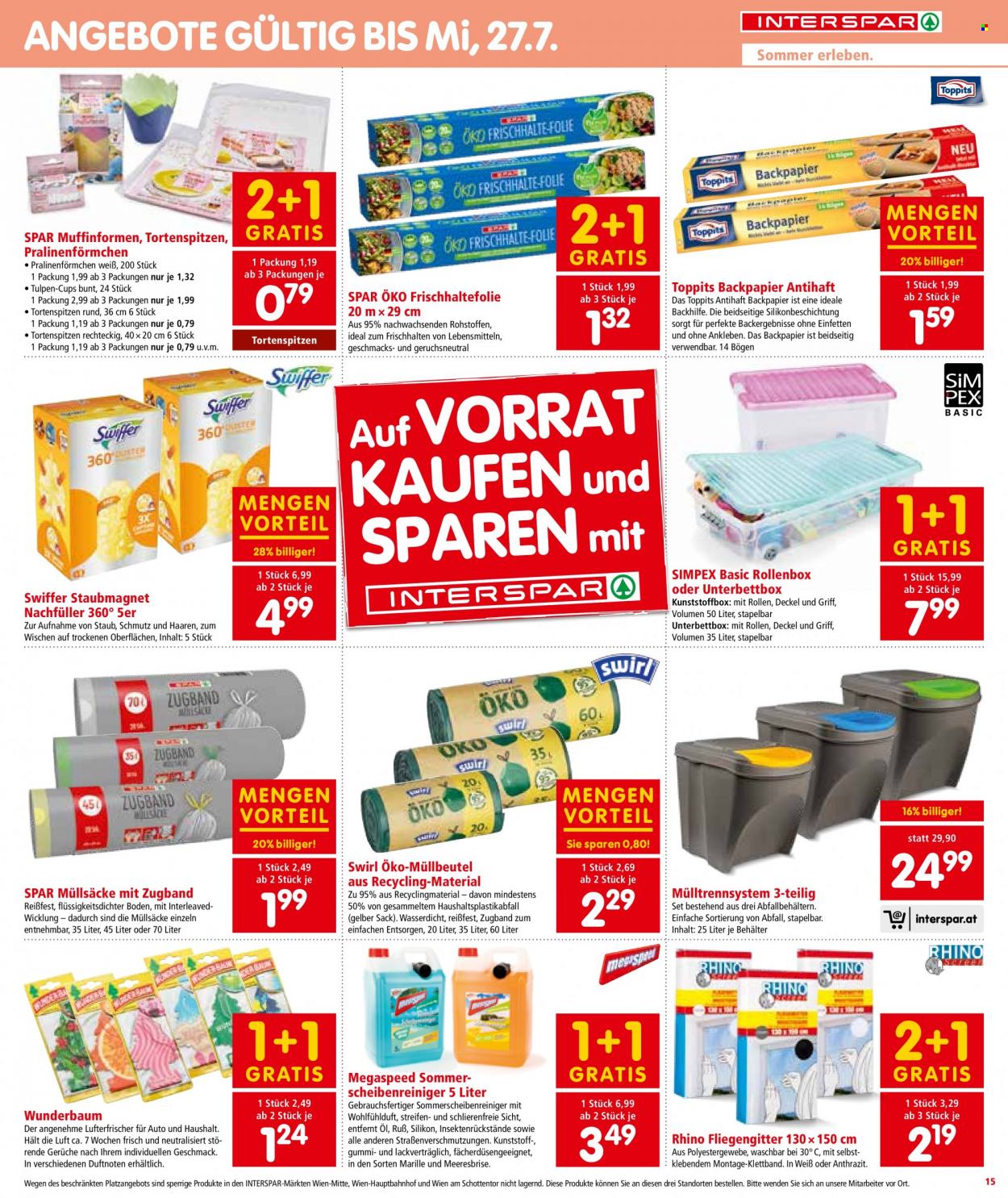Angebote INTERSPAR - 7.7.2022 - 13.7.2022. Seite 15