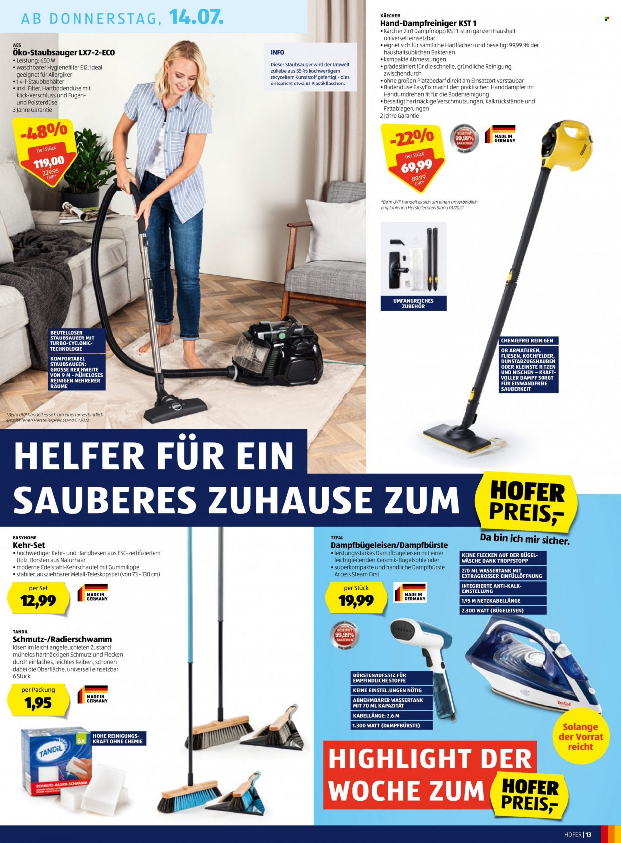 Angebote Hofer - 8.7.2022 - 14.7.2022. Seite 13