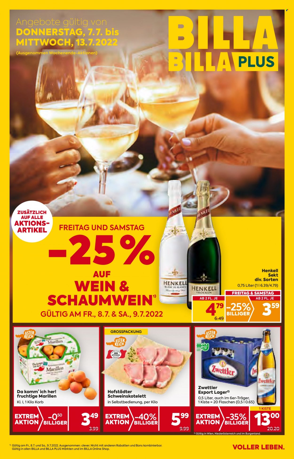 Angebote Billa - 7.7.2022 - 13.7.2022. Seite 1
