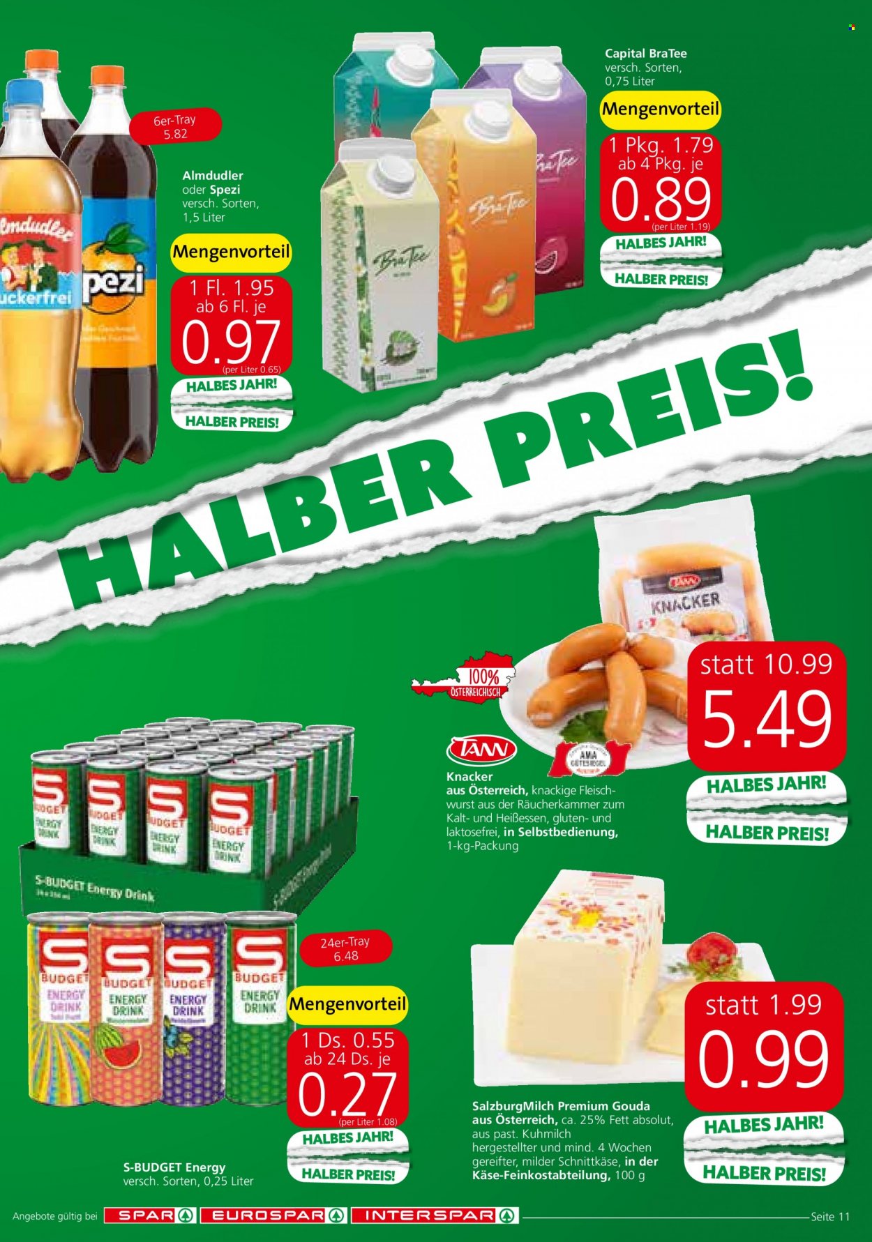 Angebote INTERSPAR - 7.7.2022 - 13.7.2022. Seite 11