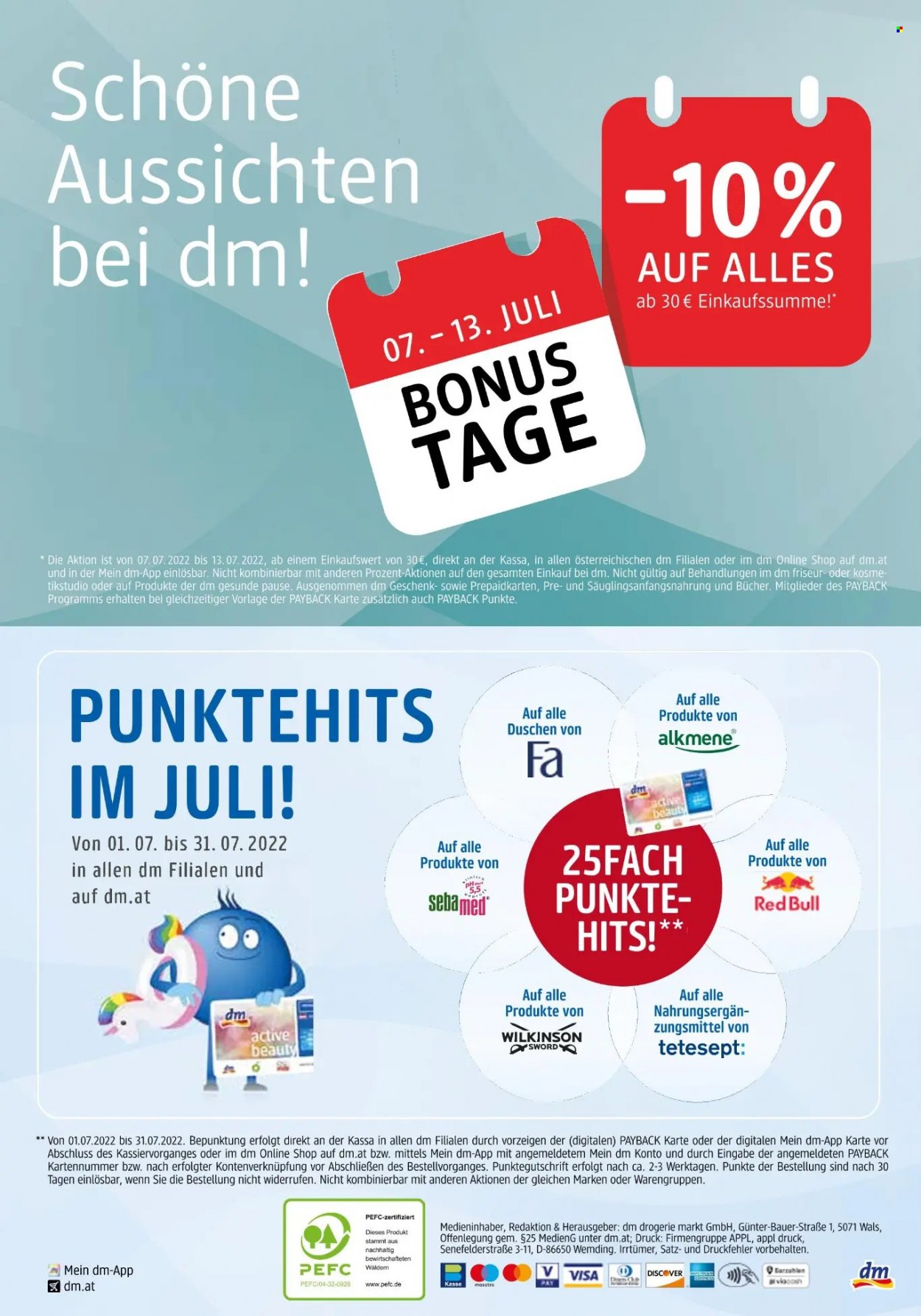 Angebote dm drogerie - 7.7.2022 - 10.8.2022. Seite 24