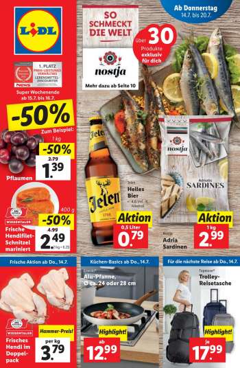 Angebote Lidl - 14.7.2022 - 20.7.2022.