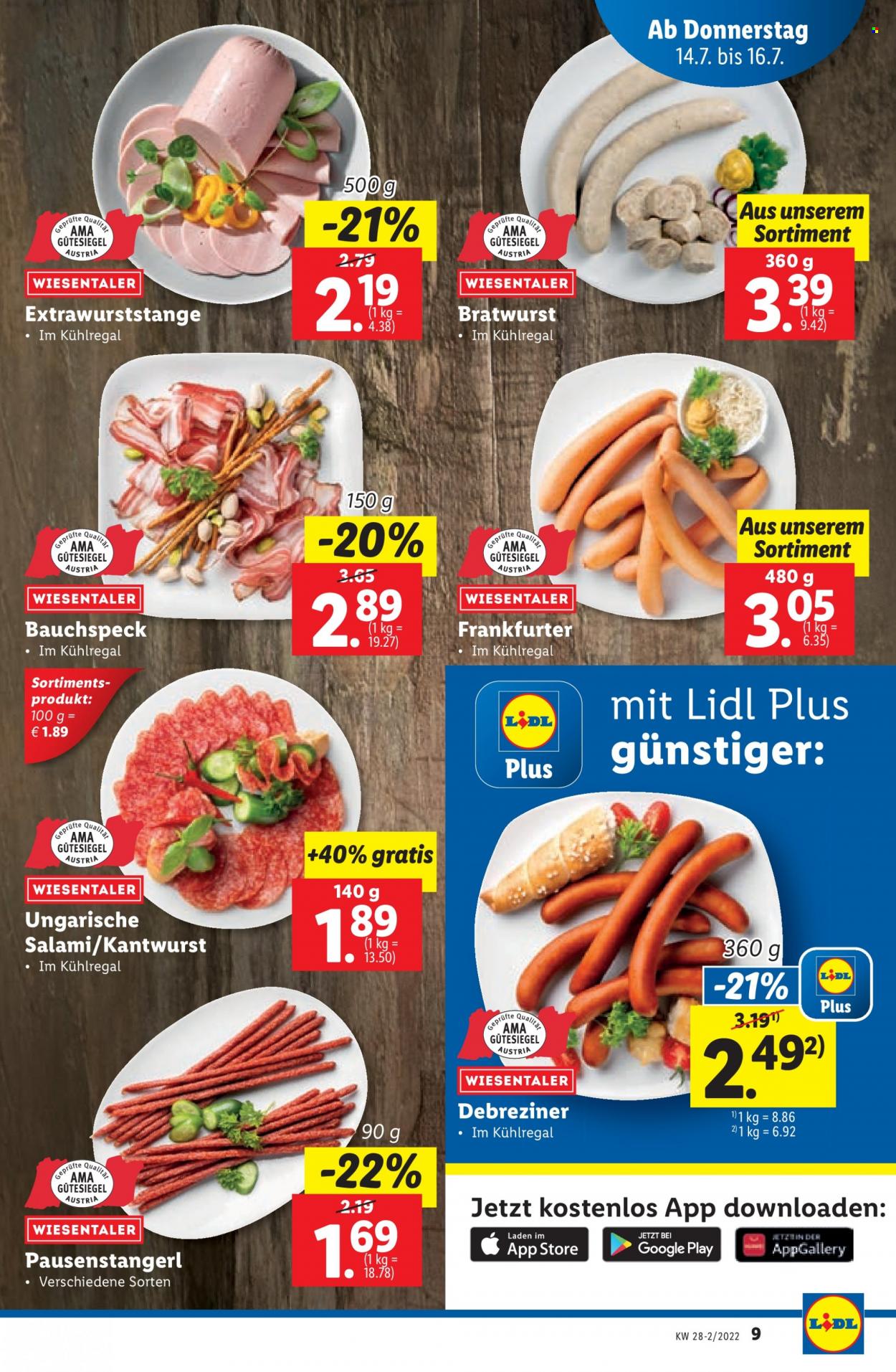 Angebote Lidl - 14.7.2022 - 20.7.2022. Seite 9