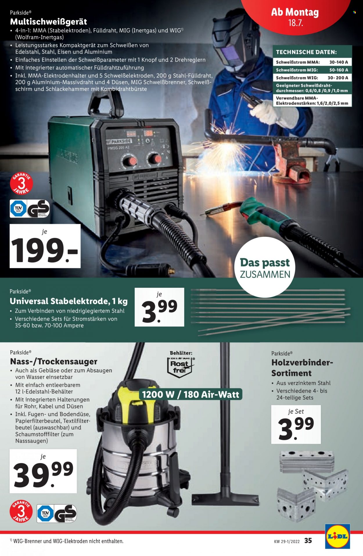 Angebote Lidl - 14.7.2022 - 20.7.2022. Seite 35