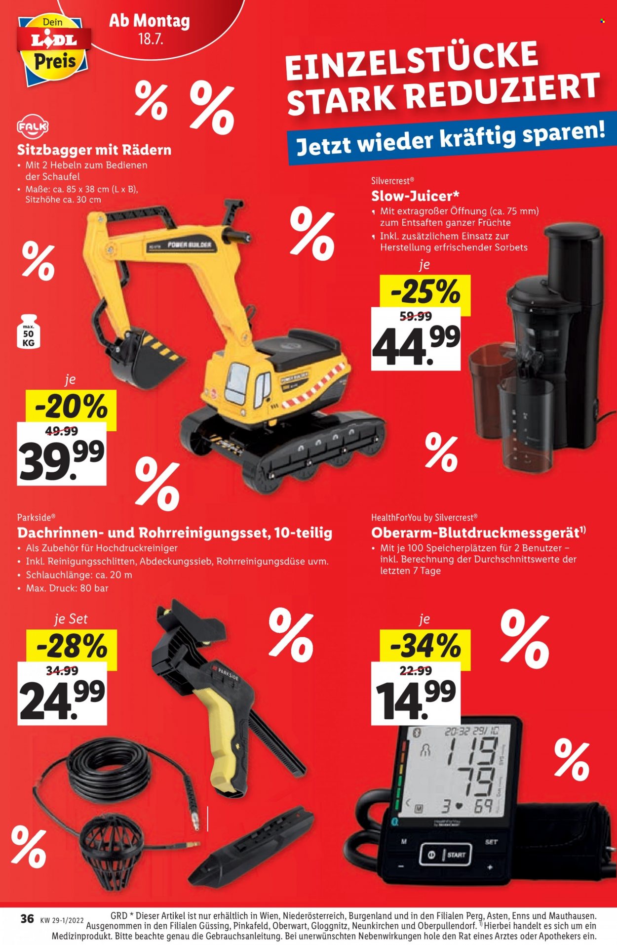 Angebote Lidl - 14.7.2022 - 20.7.2022. Seite 36