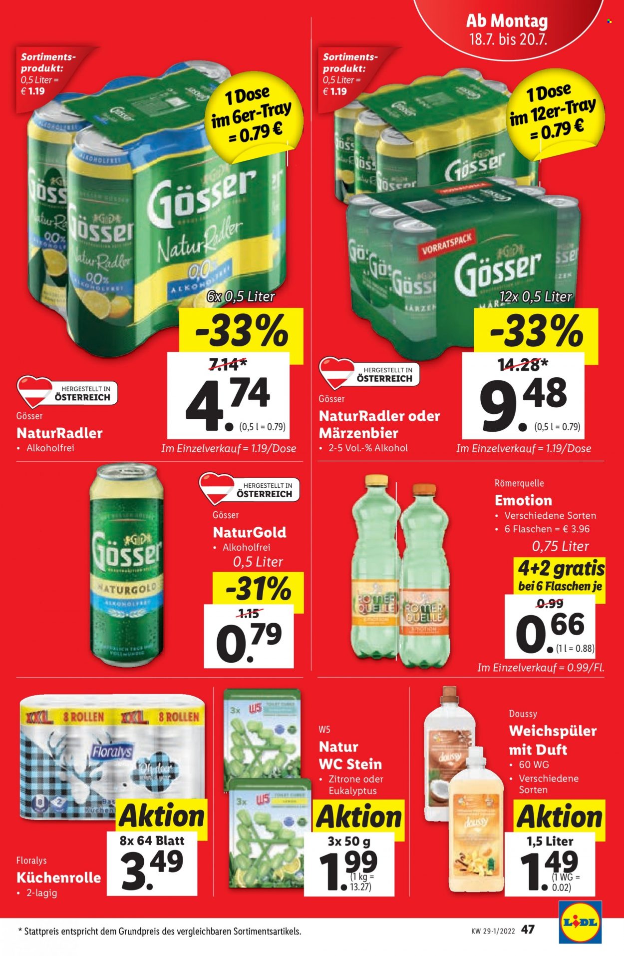 Angebote Lidl - 14.7.2022 - 20.7.2022. Seite 47