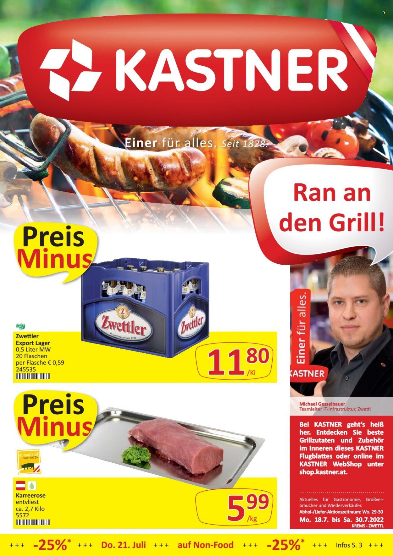 Angebote KASTNER - 18.7.2022 - 30.7.2022. Seite 1