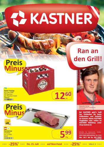 Angebote KASTNER - 18.7.2022 - 30.7.2022.