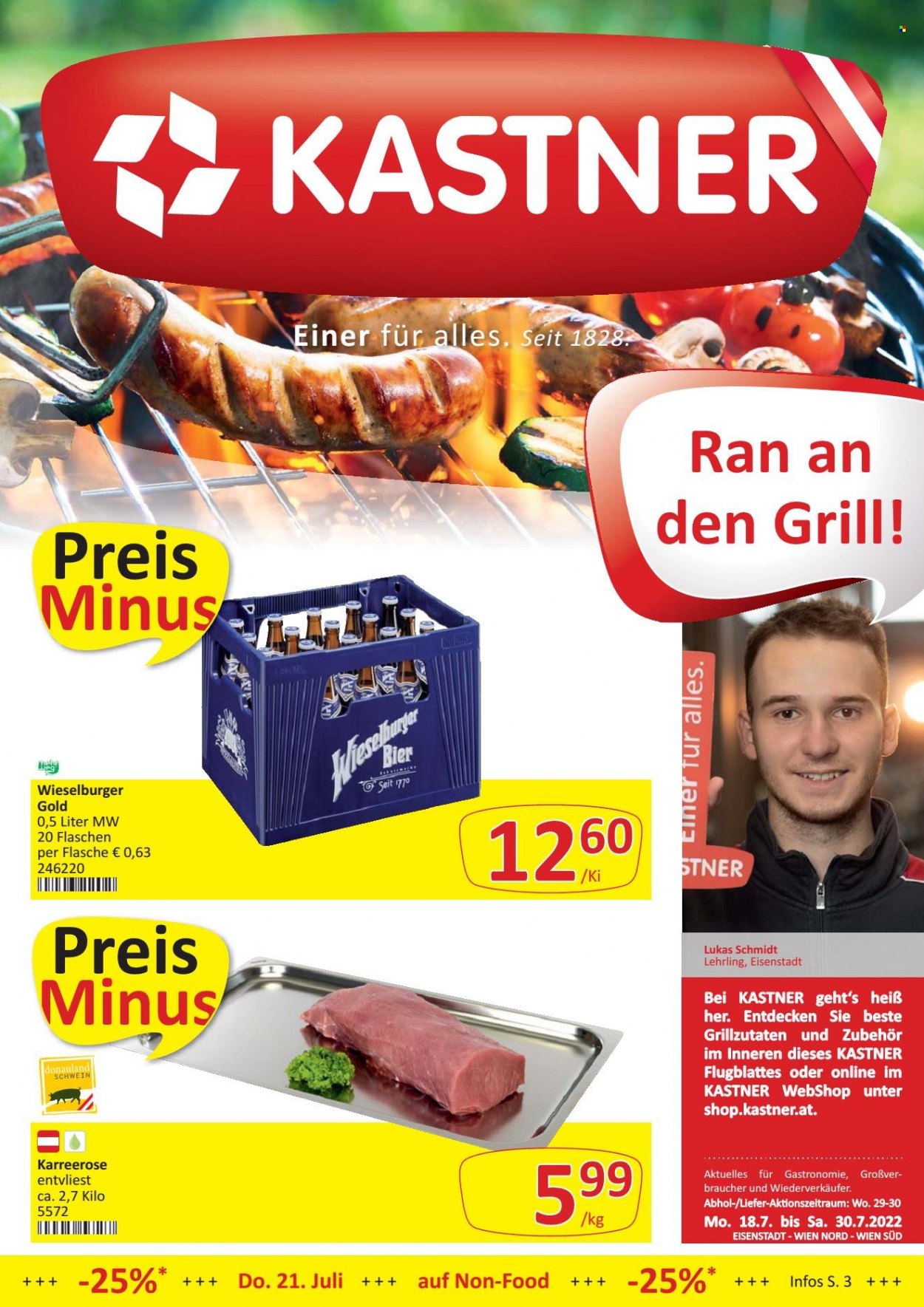 Angebote KASTNER - 18.7.2022 - 30.7.2022. Seite 1