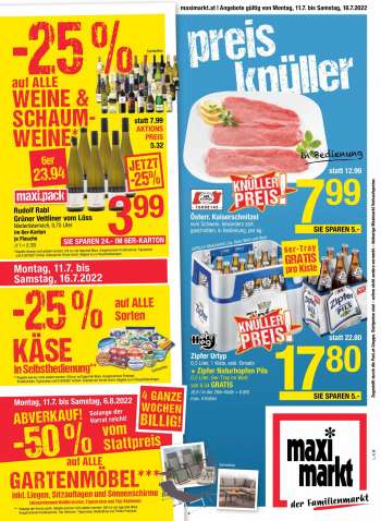 Angebote Maximarkt - 11.7.2022 - 16.7.2022.