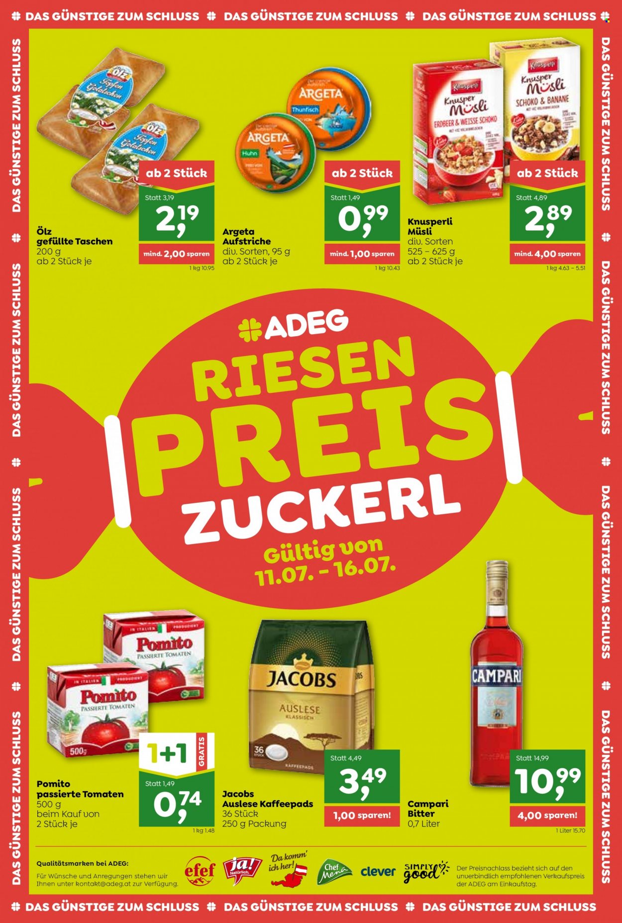Angebote ADEG - 11.7.2022 - 16.7.2022. Seite 14
