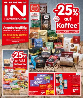 Angebote INTERSPAR - 14.7.2022 - 27.7.2022.