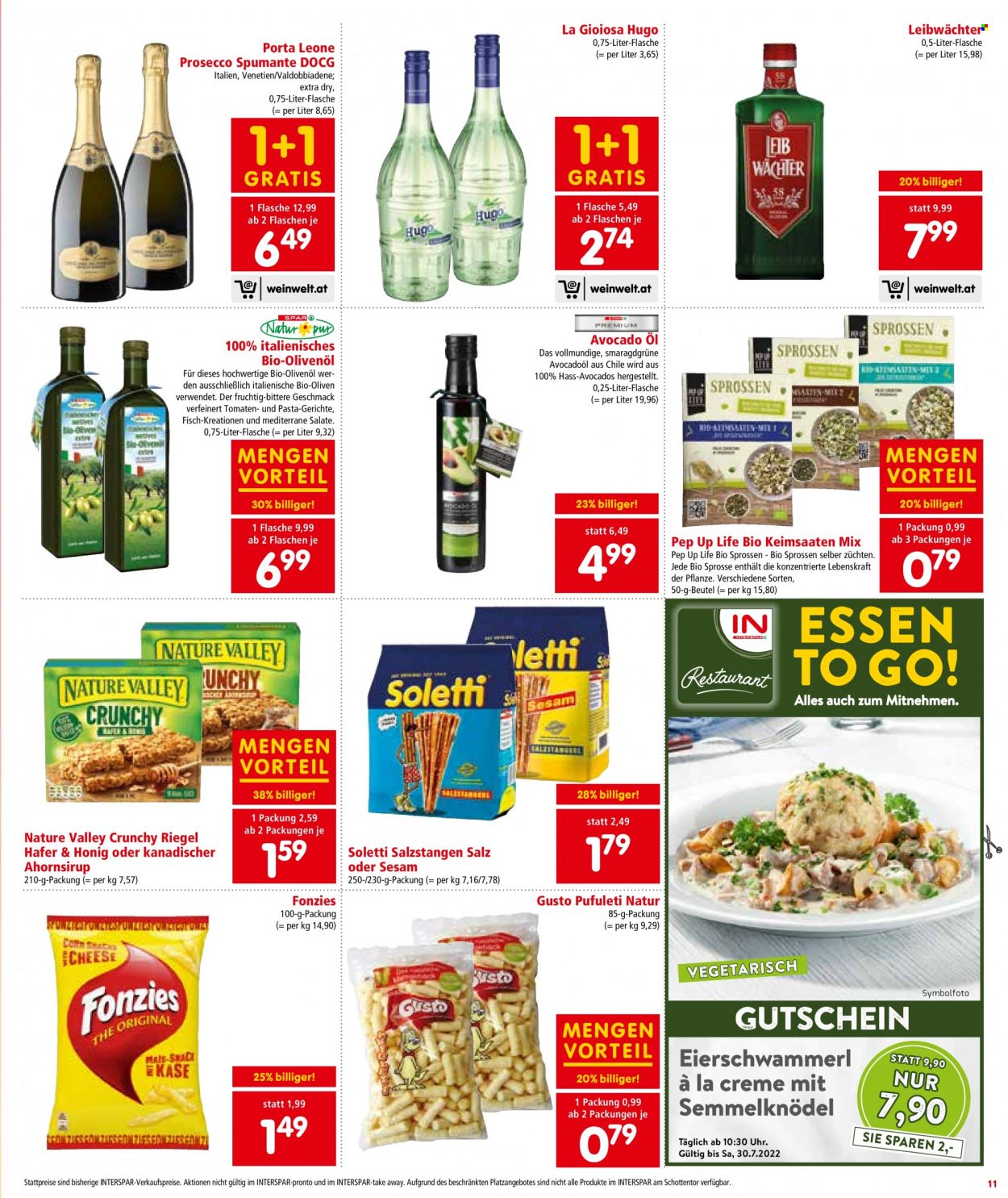 Angebote INTERSPAR - 14.7.2022 - 27.7.2022. Seite 11