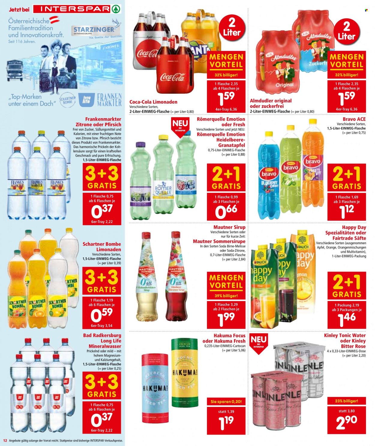 Angebote INTERSPAR - 14.7.2022 - 27.7.2022. Seite 12