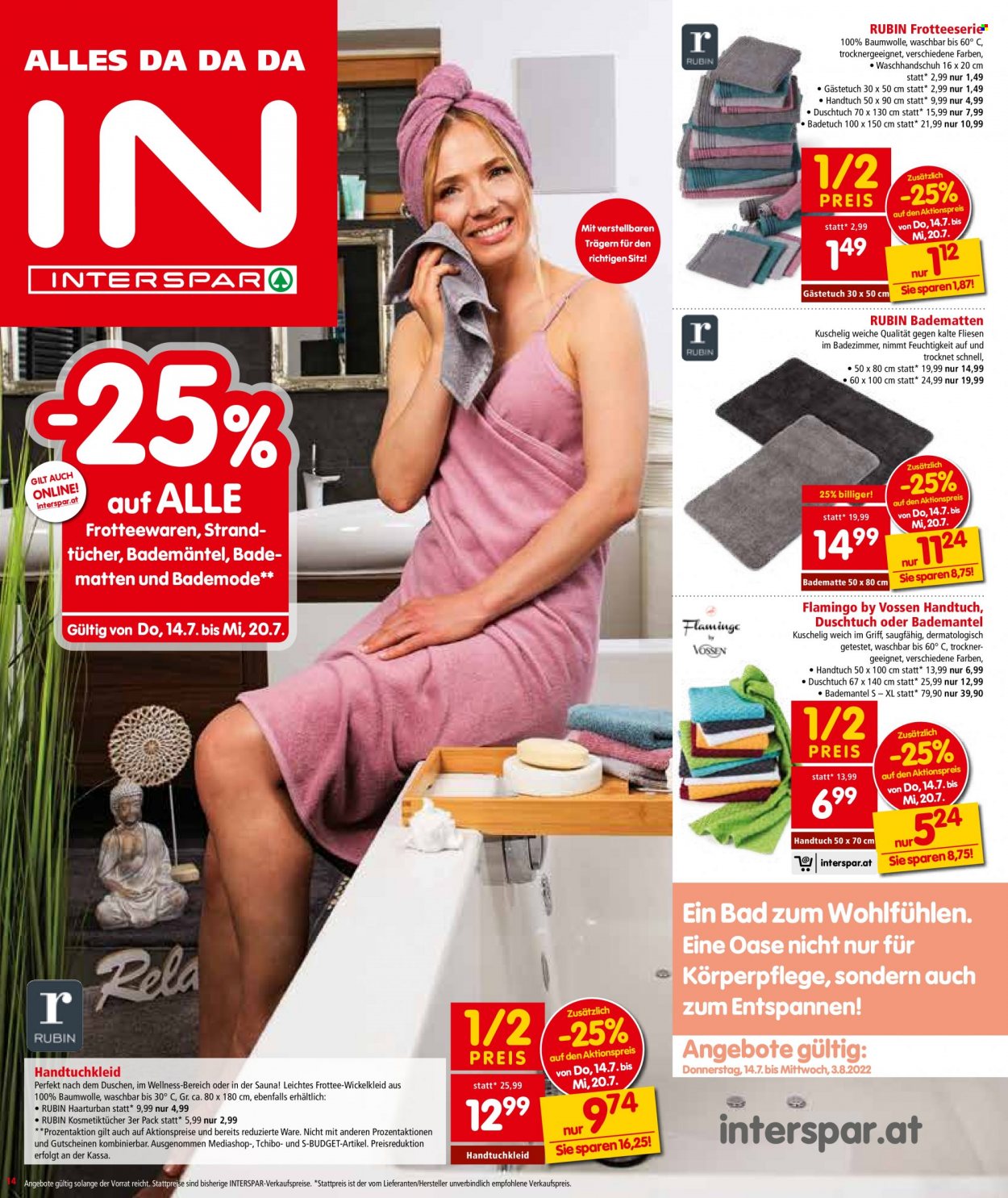 Angebote INTERSPAR - 14.7.2022 - 27.7.2022. Seite 14