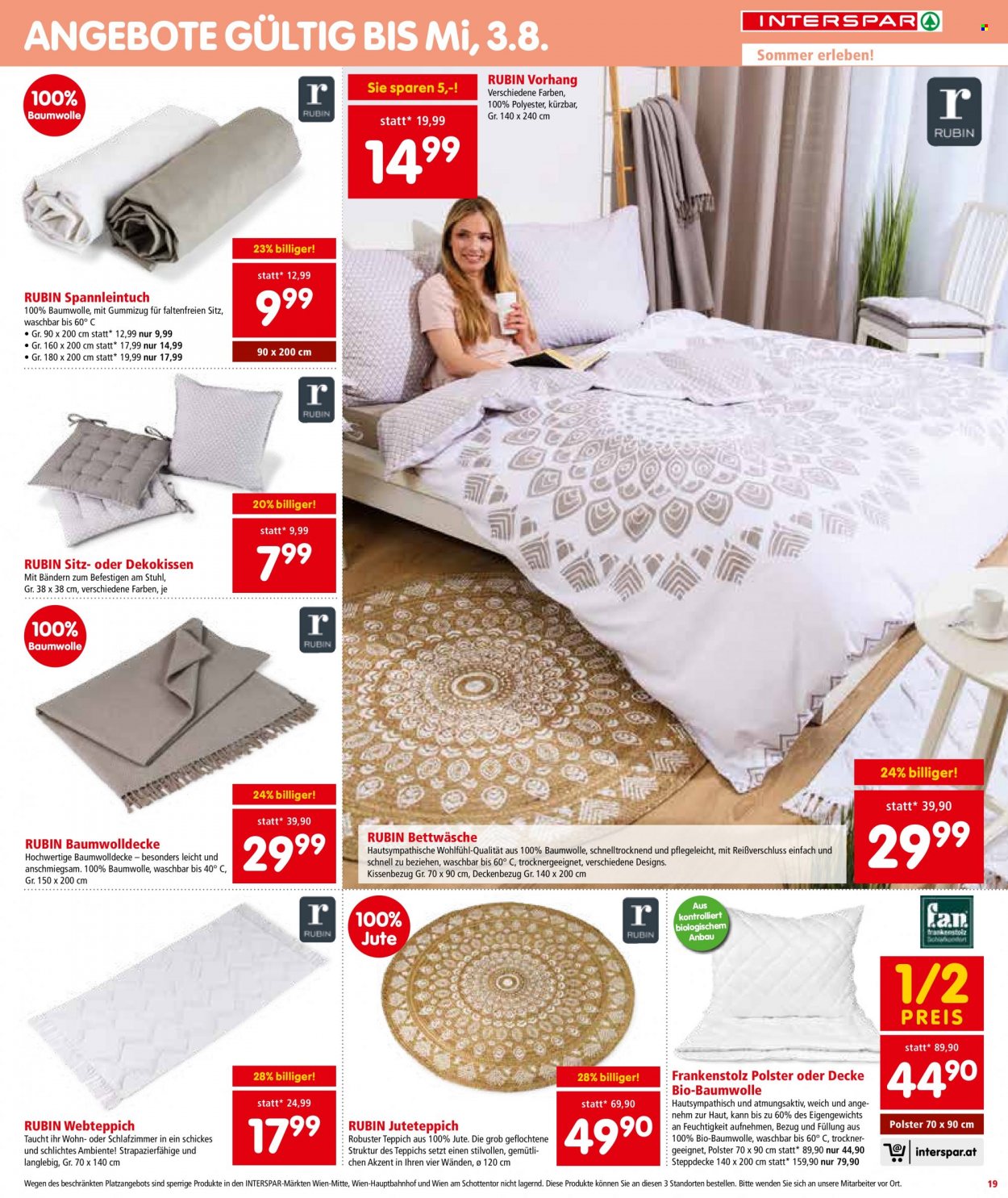 Angebote INTERSPAR - 14.7.2022 - 27.7.2022. Seite 19