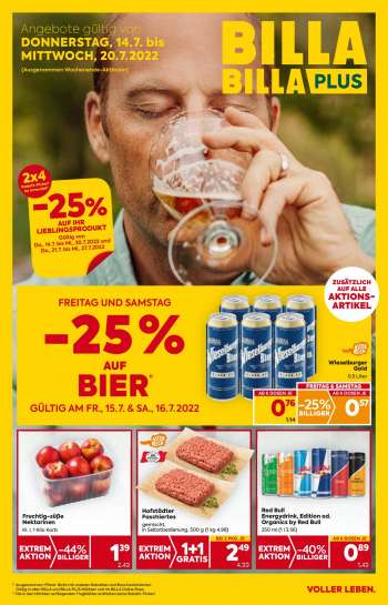 Angebote Billa - 14.7.2022 - 20.7.2022.