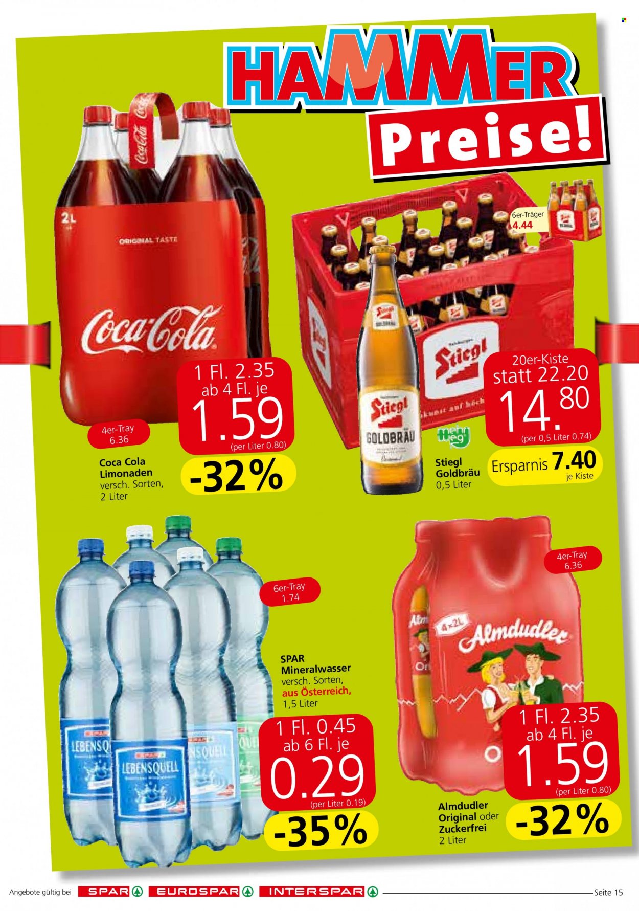 Angebote INTERSPAR - 14.7.2022 - 27.7.2022. Seite 15