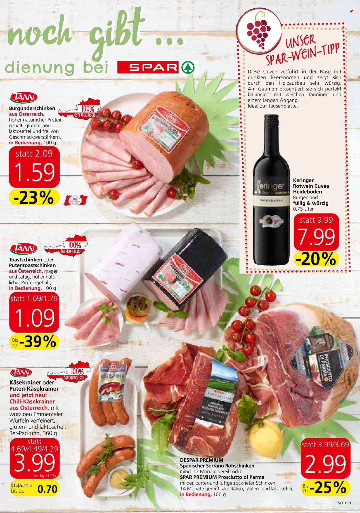 Angebote EUROSPAR - 14.7.2022 - 27.7.2022. Seite 5