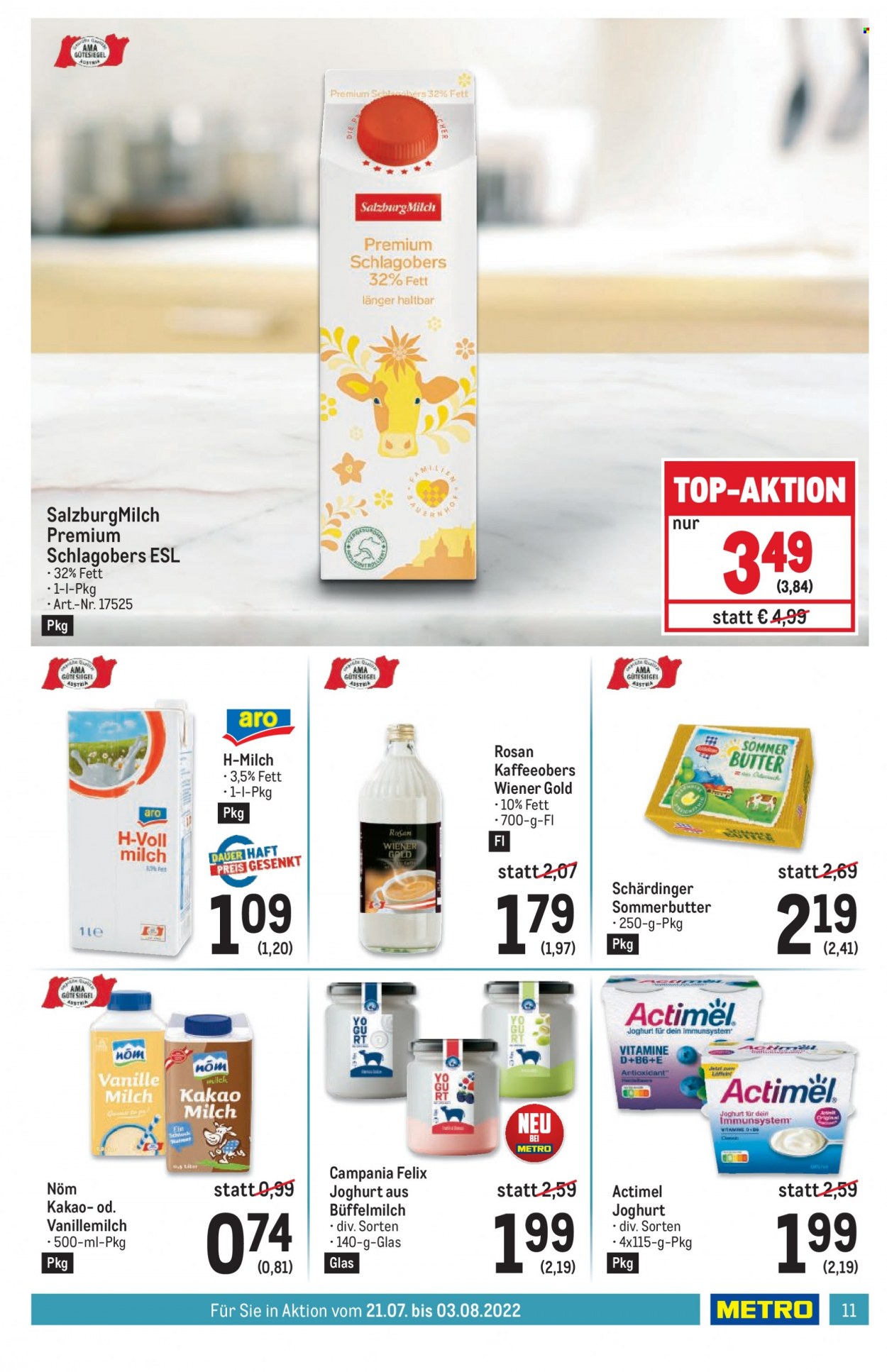 Angebote Metro - 21.7.2022 - 3.8.2022. Seite 11