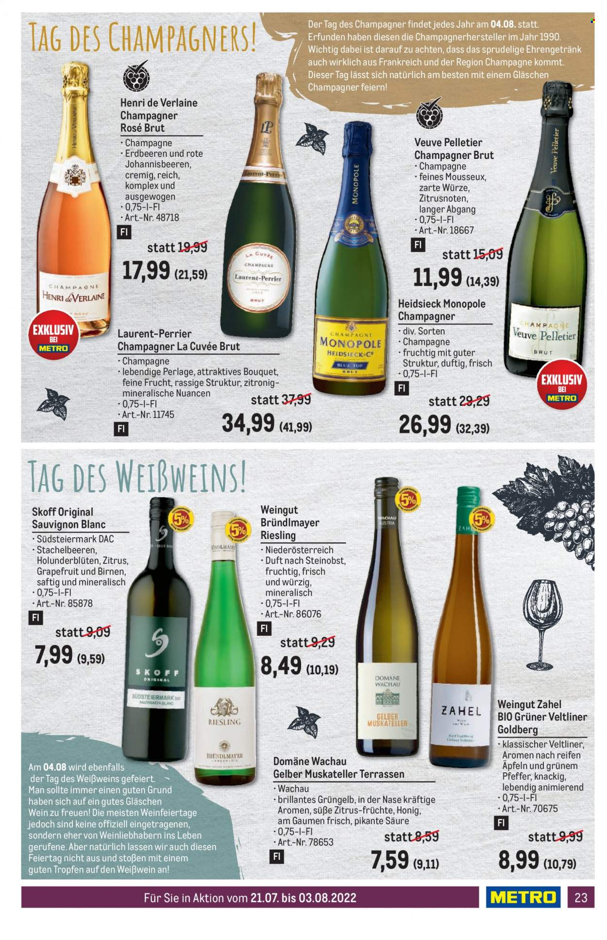 Angebote Metro - 21.7.2022 - 3.8.2022. Seite 23