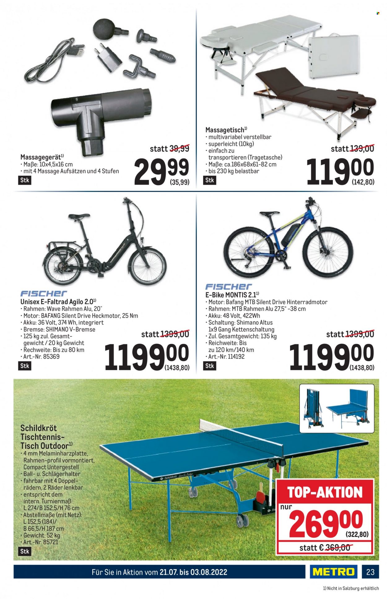 Angebote Metro - 21.7.2022 - 3.8.2022. Seite 23