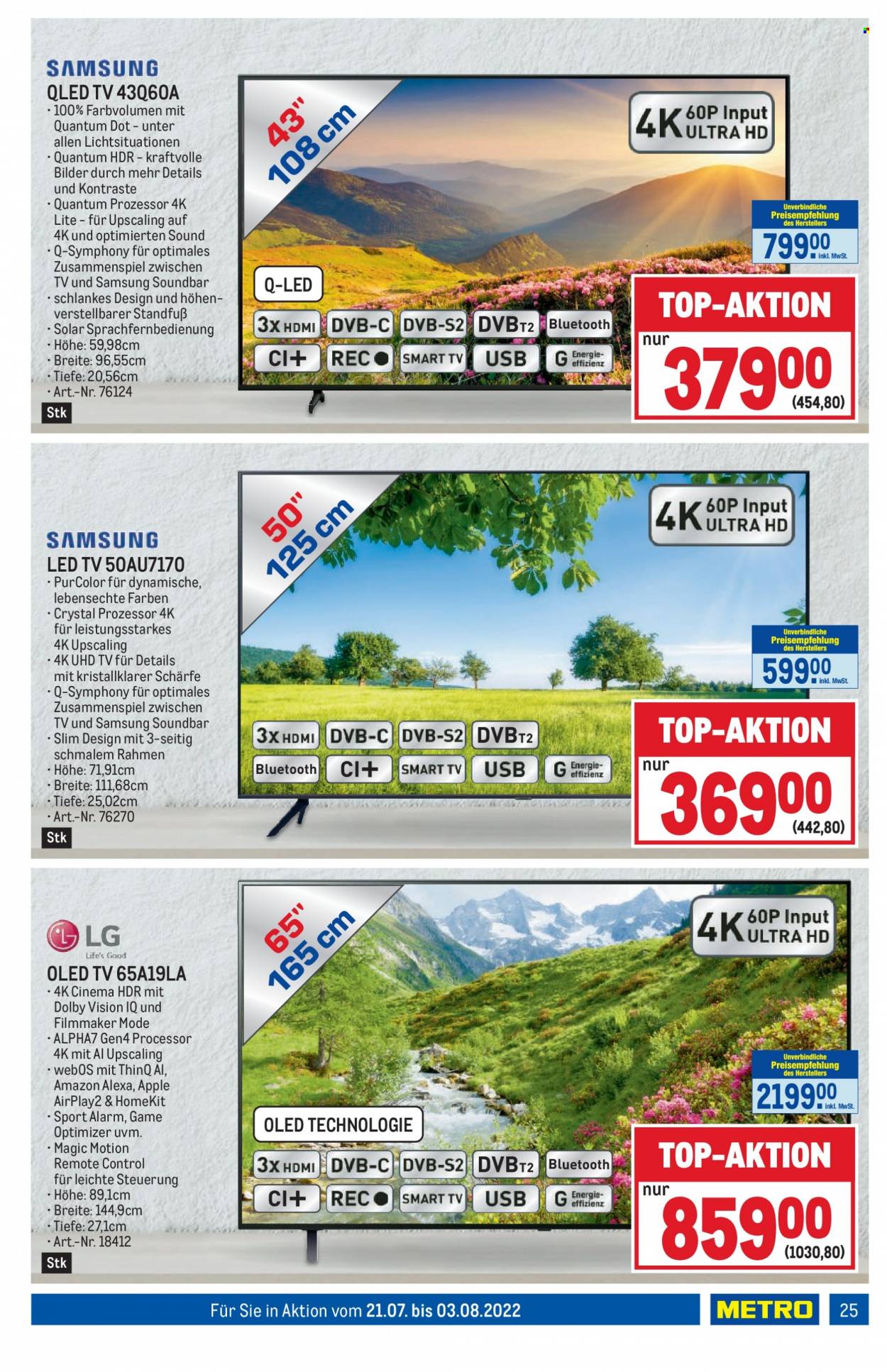 Angebote Metro - 21.7.2022 - 3.8.2022. Seite 25