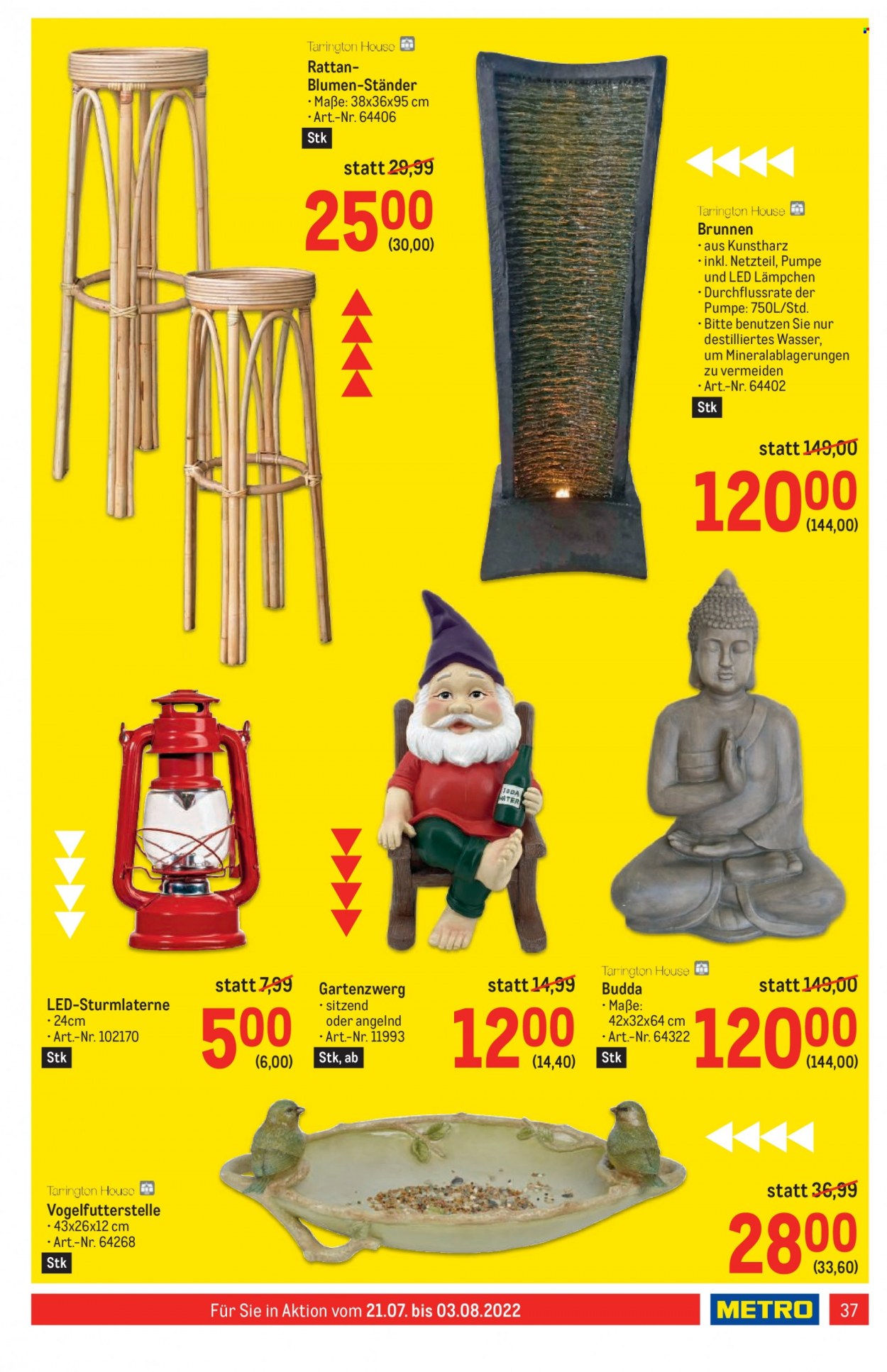 Angebote Metro - 21.7.2022 - 3.8.2022. Seite 37