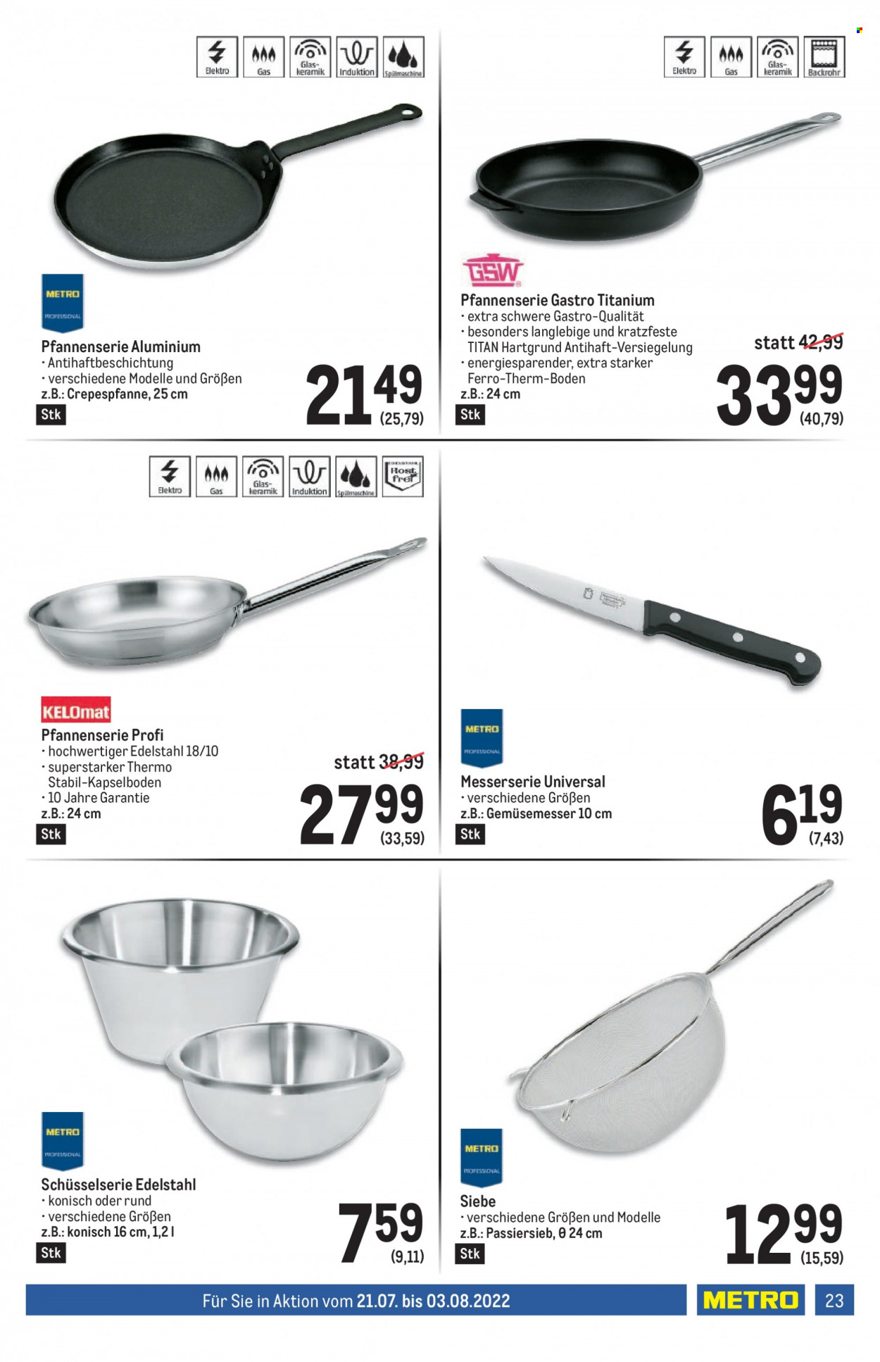 Angebote Metro - 21.7.2022 - 3.8.2022. Seite 23