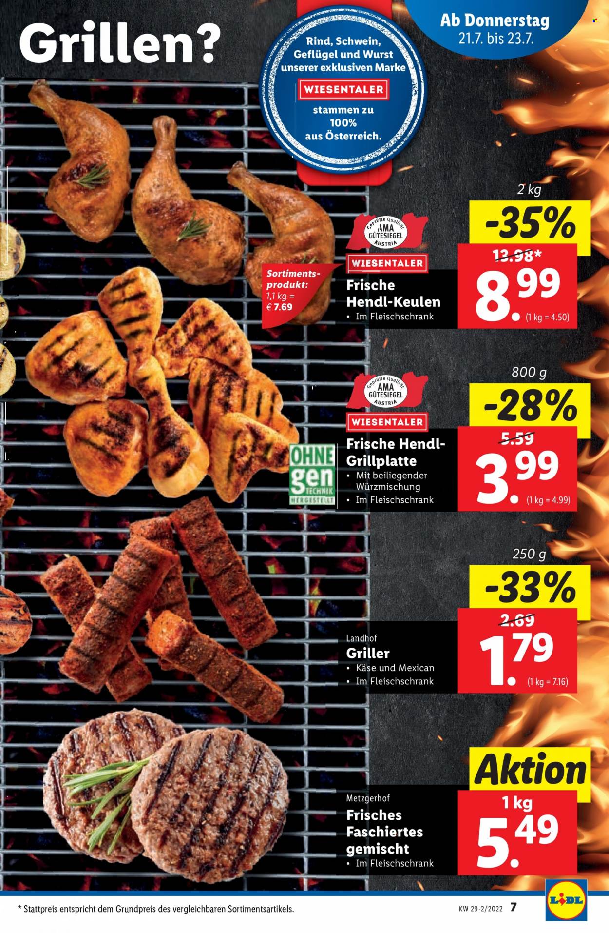 Angebote Lidl - 21.7.2022 - 27.7.2022. Seite 7