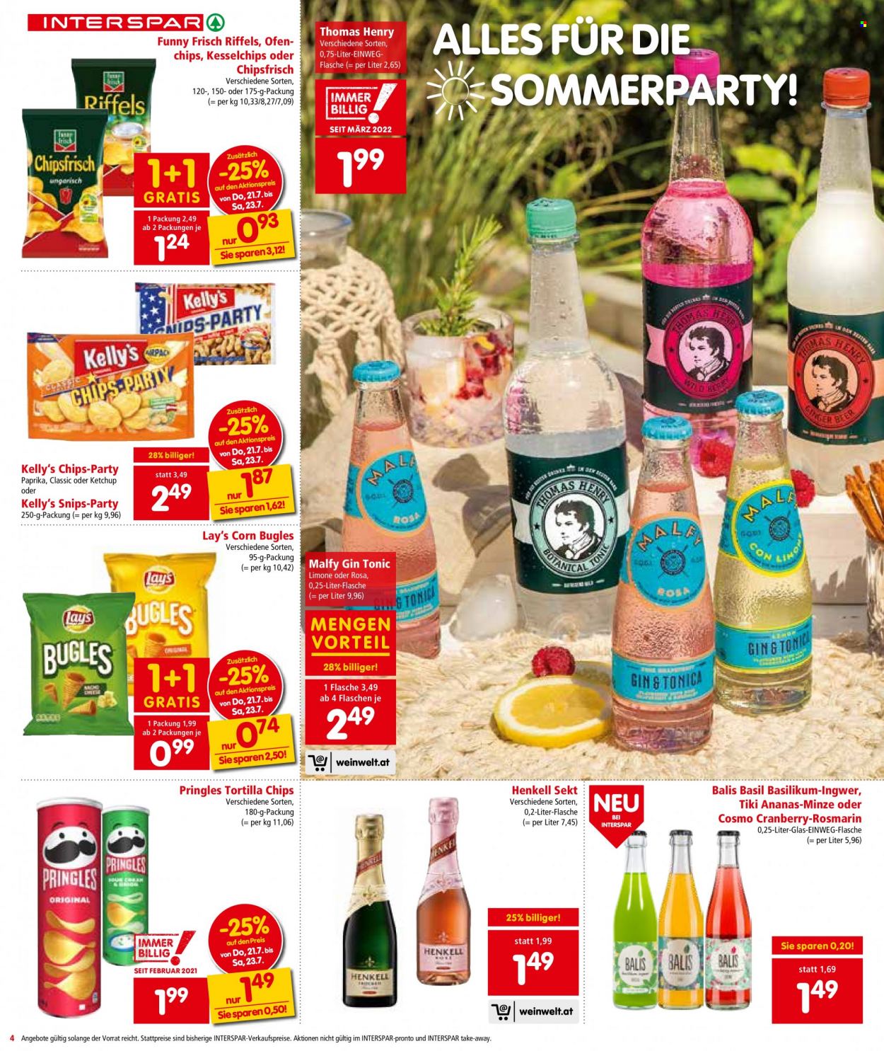 Angebote INTERSPAR - 21.7.2022 - 27.7.2022. Seite 4