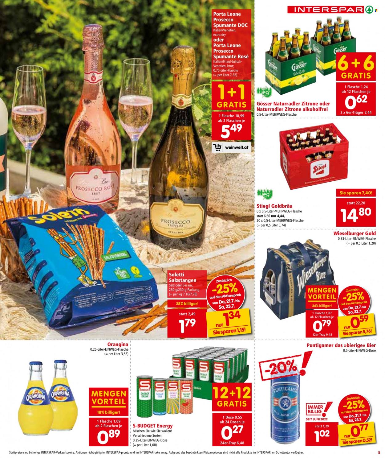 Angebote INTERSPAR - 21.7.2022 - 27.7.2022. Seite 5